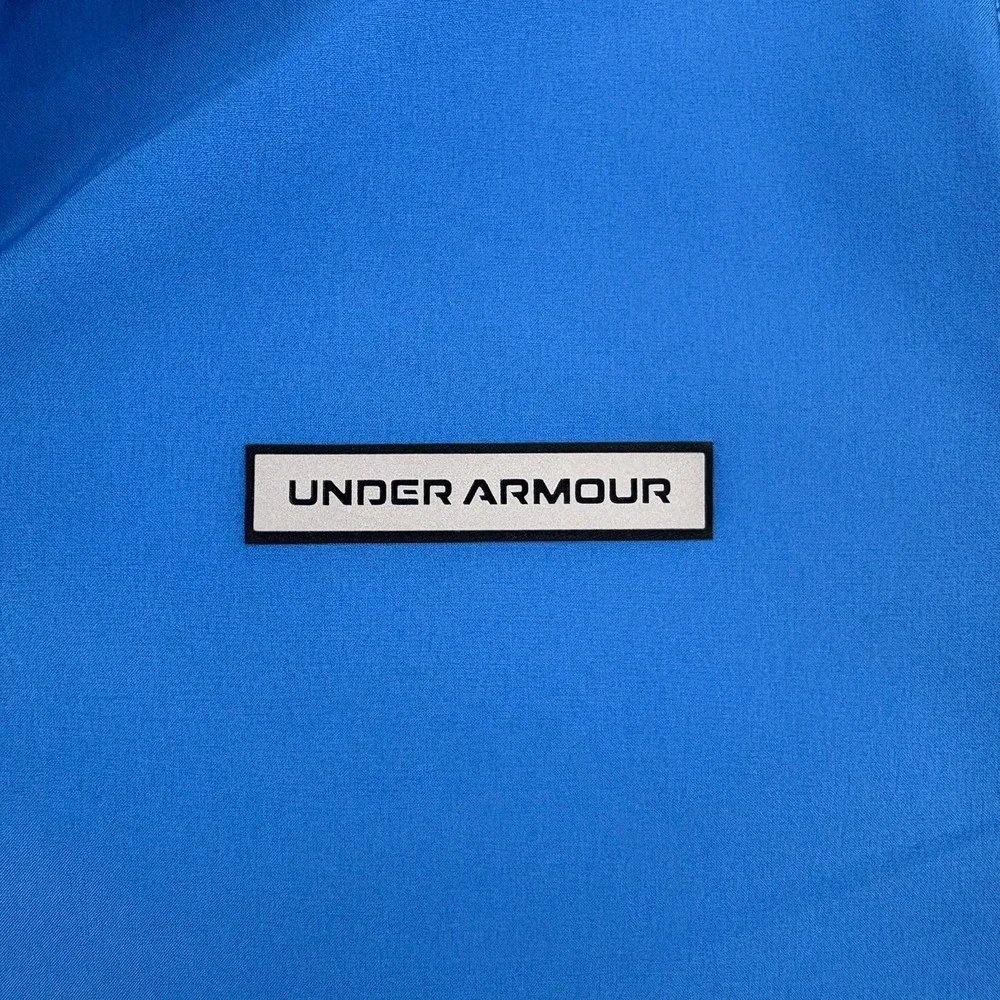 Under Armour Drive Pro Hybrid HZ Golf Pullover Blue Mens Medium 6005666 NEW